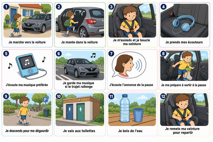 Aperçu de la séquence C'est le grand départ en vacances !