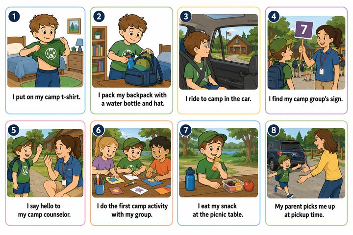 Preview: First day of summer camp