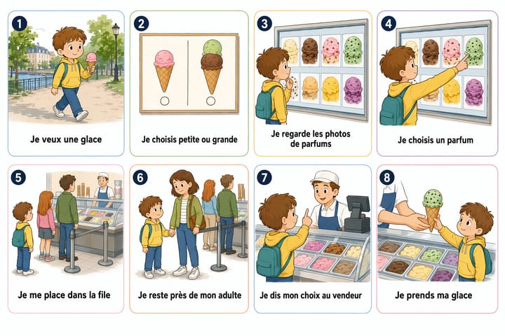 Aperçu de la séquence Je choisis ma glace comme un grand