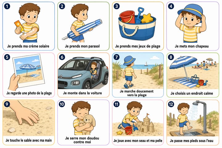 Aperçu Ma première journée à la plage